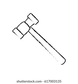 hammer tool isolated icon