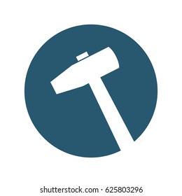 hammer tool isolated icon