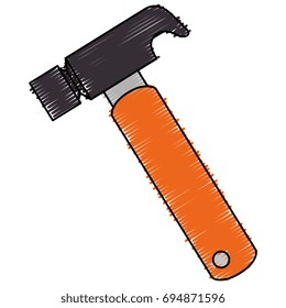 hammer tool isolated icon