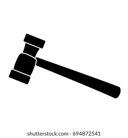 hammer tool isolated icon
