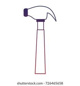 hammer tool isolated icon