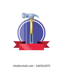 hammer tool with ribbon