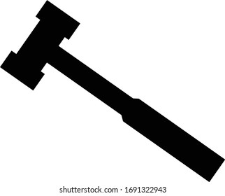 hammer tool symbol sign vector