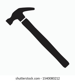 HAMMER  tool vector icon workshop industrial