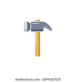 ferramenta martelo com fundo branco