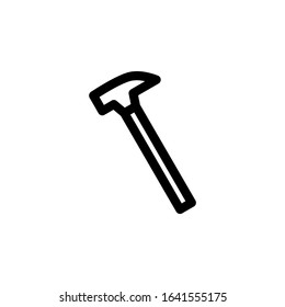Hammer, Tool for Work, Construction, House Icon
