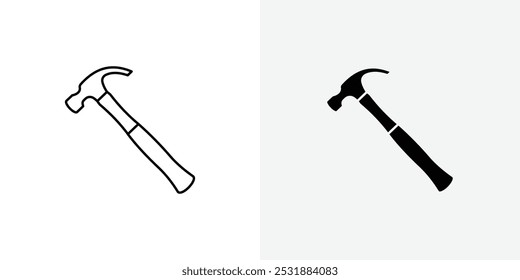 Hammer vecor icon set. Stock vector illustrator. EPS 10