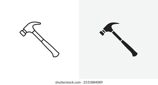 Hammer vecor icon set. Stock vector illustrator. EPS 10