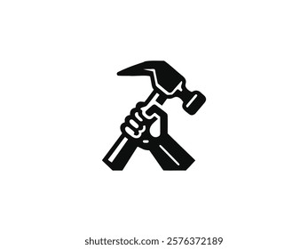 Hammer Vector Art, Powerful Tool for Construction, Repair, and Maintenance