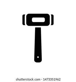 Hammer vector black icon