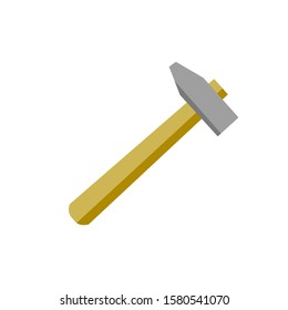 hammer vector design, hammer icon with a simple concept.