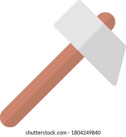 icono de color plano del vector de martillo 