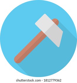 hammer vector flat color icon 