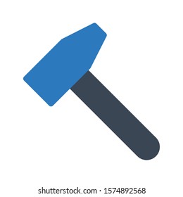 hammer vector glyph color icon 