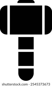 Hammer Vector Glyph Icon Design