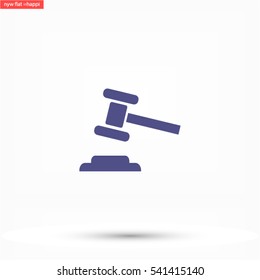 Hammer Vector icon 10 EPS