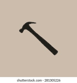 hammer   - vector icon