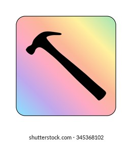 hammer - vector icon