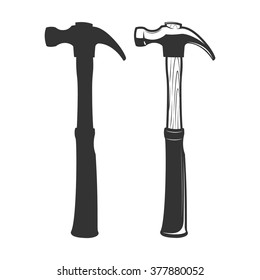 Hammer. Vector icon of hammer.