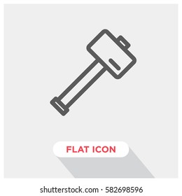 Hammer vector icon