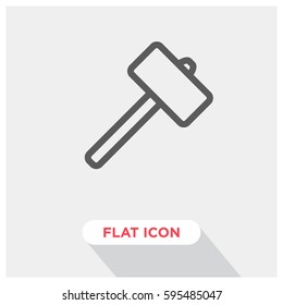 Hammer vector icon
