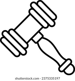 Hammer vector icon. Can be used for printing, mobile and web applications.