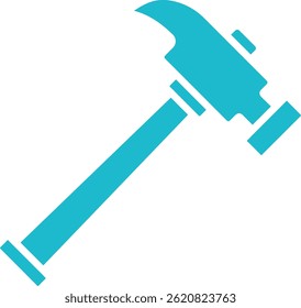 Hammer vector icon. Can be used for printing, mobile and web applications.