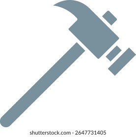 Hammer vector icon. Can be used for printing, mobile and web applications.
