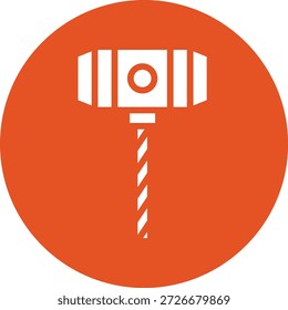 Hammer Vector Icon Design Illustration