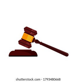 hammer vector icon illustration isolated white