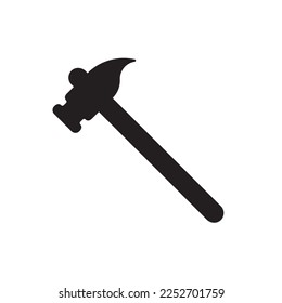 Hammer vector icon. Hammer instrument flat sign design. EPS 10 hammer symbol pictogram