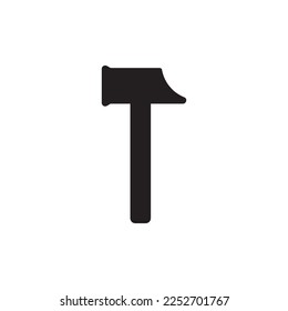 Hammer vector icon. Hammer instrument flat sign design. EPS 10 hammer symbol pictogram
