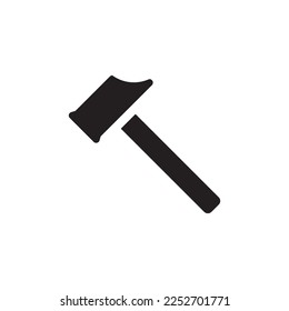 Hammer vector icon. Hammer instrument flat sign design. EPS 10 hammer symbol pictogram