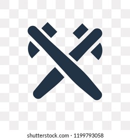 Hammer vector icon isolated on transparent background, Hammer transparency concept can be used web and mobile