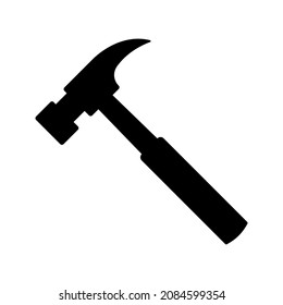 icono de vector de martillo aislado en fondo blanco