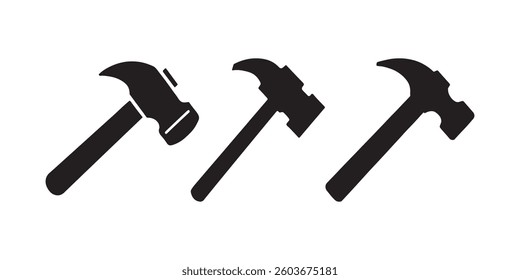 "Hammer Vector Icons: Essential Tools for Your Design Arsenal".  "Professional Hammer Icon Set: High-Quality Vectors for Any Project"