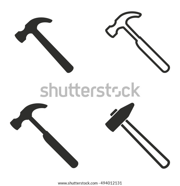 Hammer vector graphic free