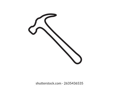 Ilustración vectorial de martillo EPS 10 archivo 