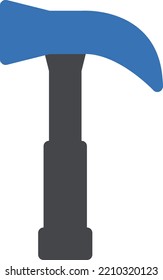 hammer  Vector illustration on a transparent background. Premium quality symmbols. Glyphs vector icons for concept and graphic design. 


