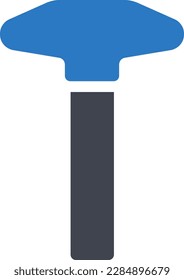 hammer Vector illustration on a transparent background. Premium quality symmbols. Glyphs vector icons for concept and graphic design. 

