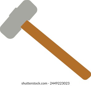 Un Vector de martillo es una herramienta versátil con un mango y una cabeza pesada, ideal para conducir clavos o romper objetos con precisión y fuerza.