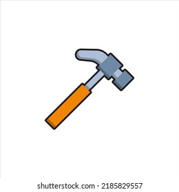 hammer vector for website symbol icon presentation