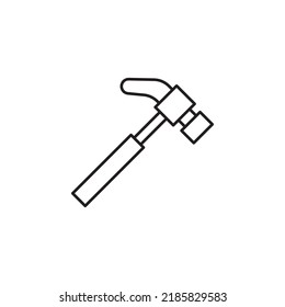 hammer vector for website symbol icon presentation