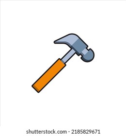 hammer vector for website symbol icon presentation