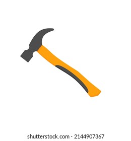 A hammer. Working tool Illustration in flat style. Eps 10
