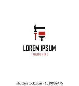 Hammer Workshop Creative Vector Logo Design