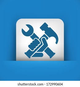 Hammer and wrench