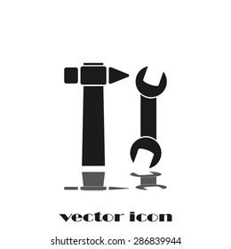 hammer and wrench