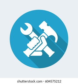 Hammer and wrench