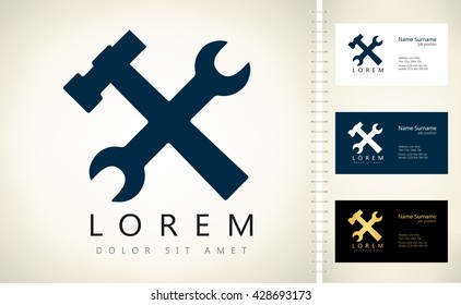 hammer wrench icon